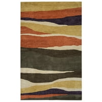 Rizzy otthoni többszínű szőnyeg 2 '3' gyapjúban
