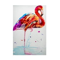 Leslie Franklin 'Pretty in Pink' Canvas Art