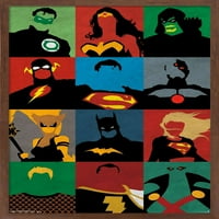 Képregények-Justice League-Minimalista Fali Poszter, 14.725 22.375
