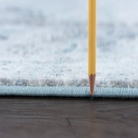 Átmeneti terület szőnyeg keleti szürke, kék nappali könnyen tisztítható