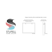 Stupell Industries Round White Cojts Kortárs Absztrakt Graphic Art szürke keretes művészet nyomtatott fali művészet,