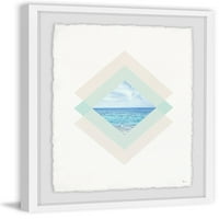 Gyémánt tengeri keretes festmény nyomtatás