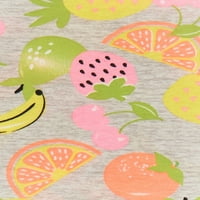 Garanimals kislányok és kisgyermek lányok Fruit Print Flutter póló, Méretek 12m-5T