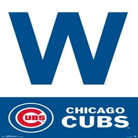 Chicago Cubs - W Wall poszter, 22.375 34
