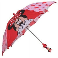 gyermekek-Minnie Mouse Egyenes esernyő öntött fogantyúval