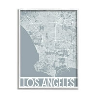 Stupell Industries Los Angeles Street vázlatos West Coast Transportation Grid, 20, tervezés: Daphne Polselli