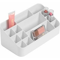iDesign Clarity kozmetikai szervező hiúság szekrény tartani smink, szépségápolási termékek, ajak botok, fehér