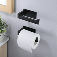 Tianlu öntapadó WC-papír tartó, falra szerelt WC-papír tartó, rozsdamentes acél WC-tekercs tartó fürdőszoba számára