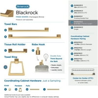 Amerock Bh Blackrock 6-13 16 Fali Törölköző Gyűrű-Bronz