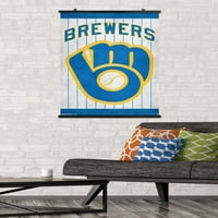 Milwaukee Brewers - Retro Logo Wall poszter, 22.375 34