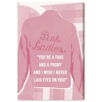 A Wynwood Studio hamis és hamis divat- és glam ruhák fali művészete nyomtatott rózsaszín 16x24