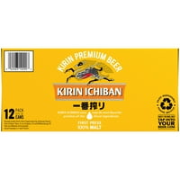 Kirin Ichiban Premium Beer, FL. Oz. Kannák, 5% ABV