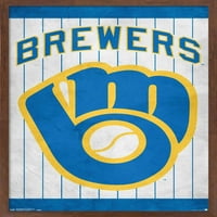 Milwaukee Brewers - Retro Logo Wall poszter, 14.725 22.375
