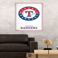 Texas Rangers-Logó Fali Poszter, 22.375 34