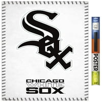 Chicago Fehér So-Logo Fali Poszter, 22.375 34