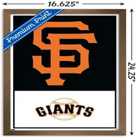San Francisco Giants-Logo Fali Poszter, 14.725 22.375 Keretes