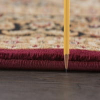Átmeneti terület szőnyeg szegély vörös, bézs beltéri nyolcszög könnyen tisztítható