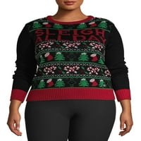 American Stitch női szánkó egész nap csúnya karácsonyi pulóver