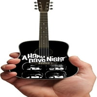 Beatles Fab Four-egy kemény nap éjszaka-Rádió napok-Tribute miniatűr AXE gitár replika-hivatalosan engedélyezett gyűjthető