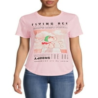 Snoopy női repülő ász kötött póló