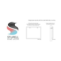 Stupell Industries élénk tengerparti házikó nyugodt óceáni szellő festménygaléria csomagolt vászon nyomtatott fali