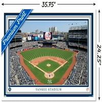 New York Yankees - Yankee Stadium Wall poszter, 22.375 34 keretes