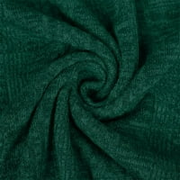Női pulóverek Modern Fit Pulóver pulóver munka személyzet nyak pulóverek Tini Lányok Zöld XL