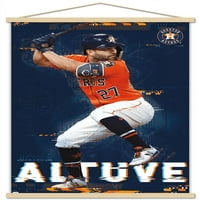 Houston Astros - Jose Altuve fali poszter mágneses kerettel, 22.375 34