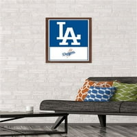 Los Angeles Dodgers-Logo Fali Poszter, 14.725 22.375 Keretes