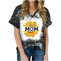 Zodggu Anyák napja grafikus alap pólók nőknek laza alkalmi nyugodt Ajándékok pólók divatos rövid ujjú Női felsők Leopárd
