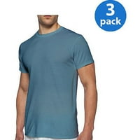 Férfi rövid ujjú személyzet válogatott színek póló, 3 csomag